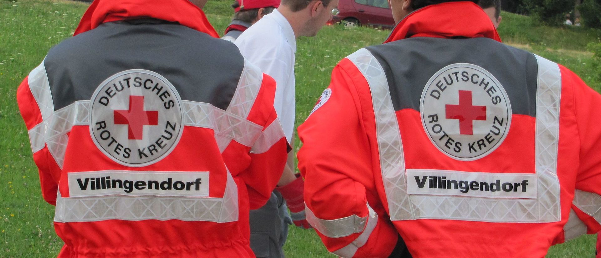 Bild: Rückenschilder des DRK OV Villingendorf
