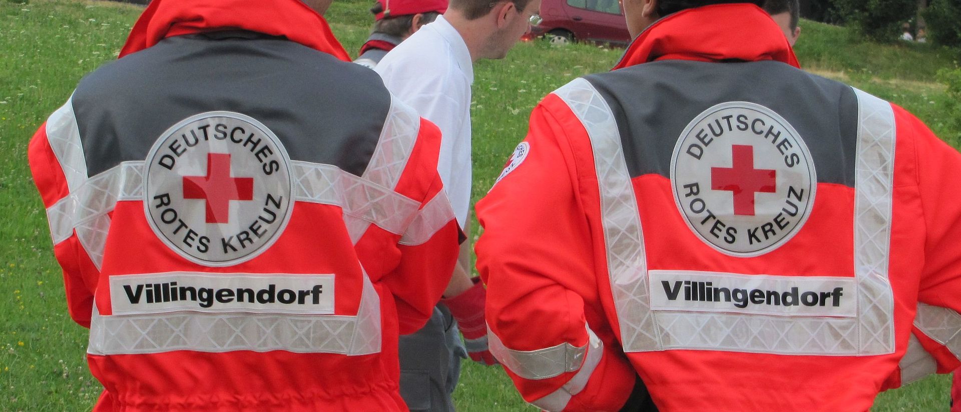 Bild: Rückenschilder des DRK OV Villingendorf