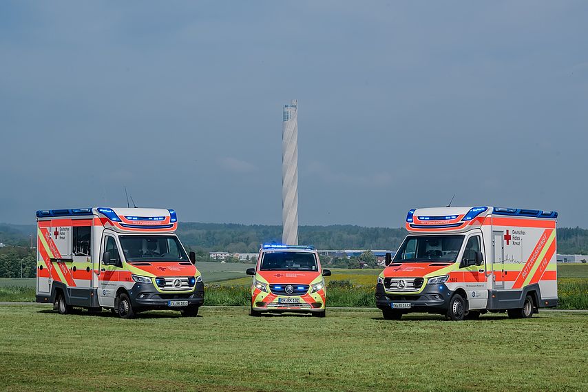Bild: Rettungsfahrzeuge des DRK-Kreisverbands Rottweil e.V.